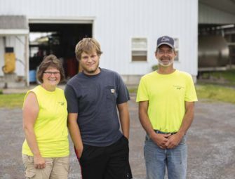 Emily, Kory and Mike Branagan. Turin, NY