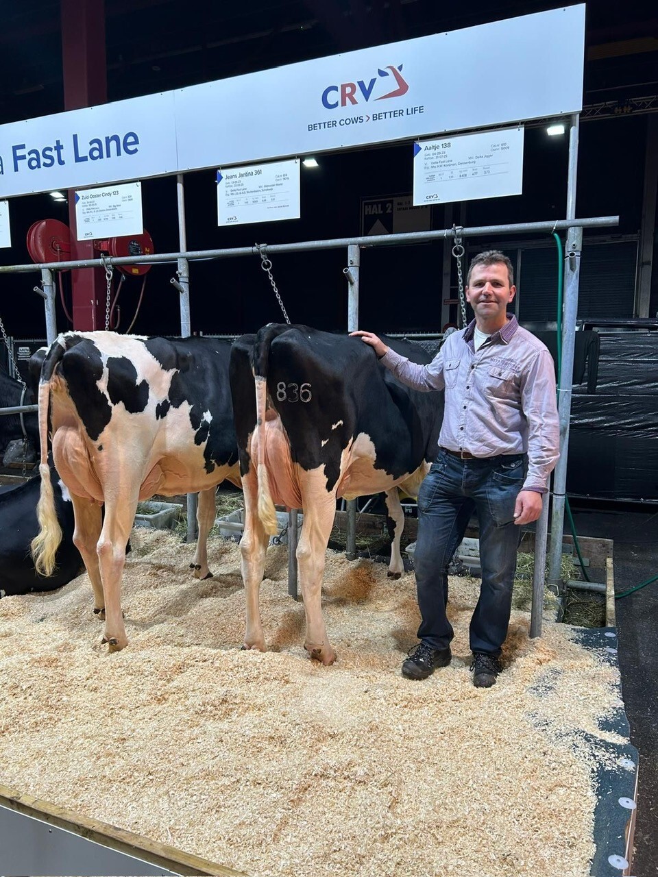 Aaltje 138 van maatschap Kooijman uit Giessenburg met Arian Kooijman.