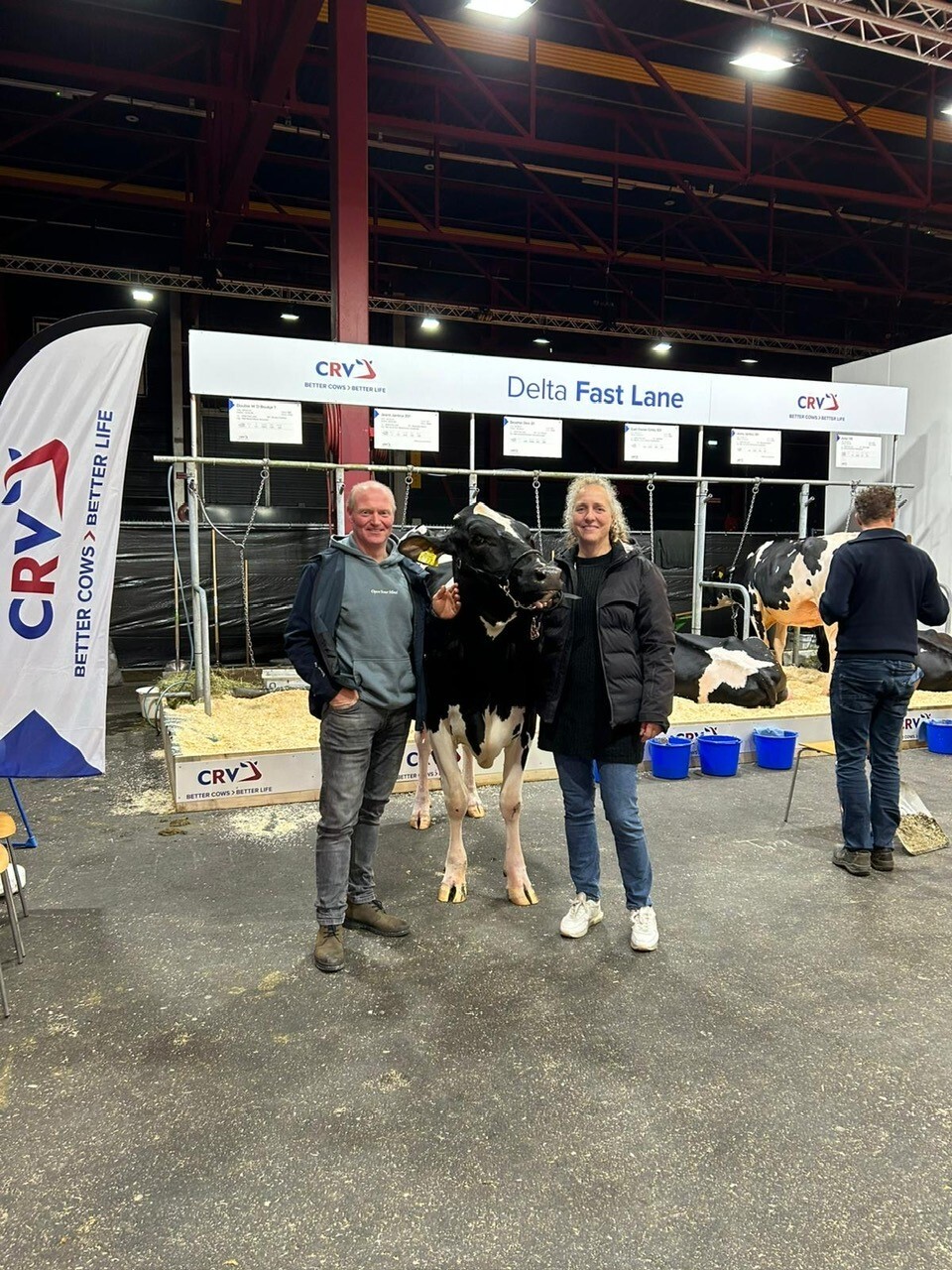 Double W D Boukje van vof Booij-Ottens uit Benneveld met Willem Booij en Wendie Ottens.
