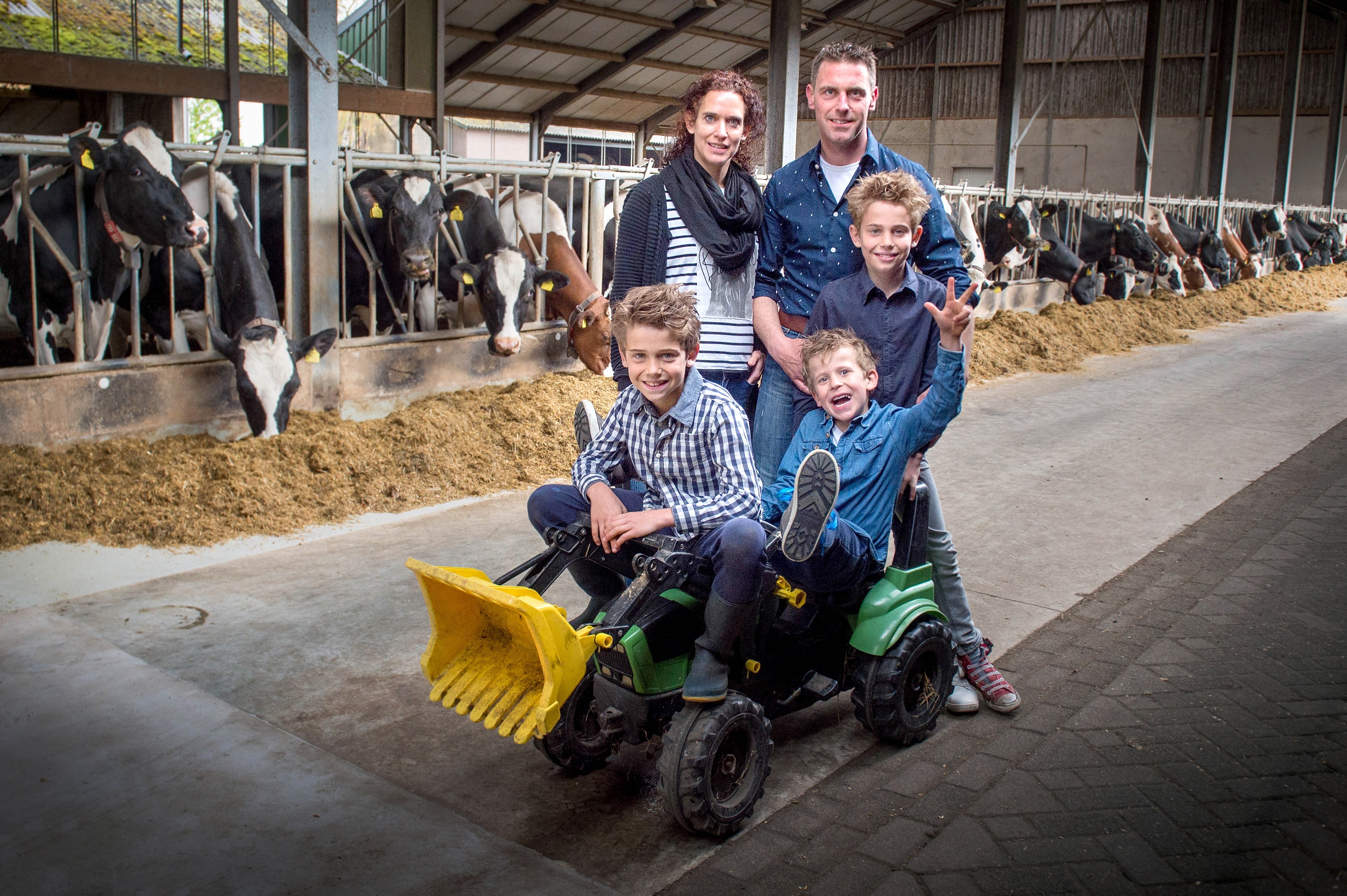 Honderd ton melk van oud-donoren op CRV-testbedrijf Van Middelaar