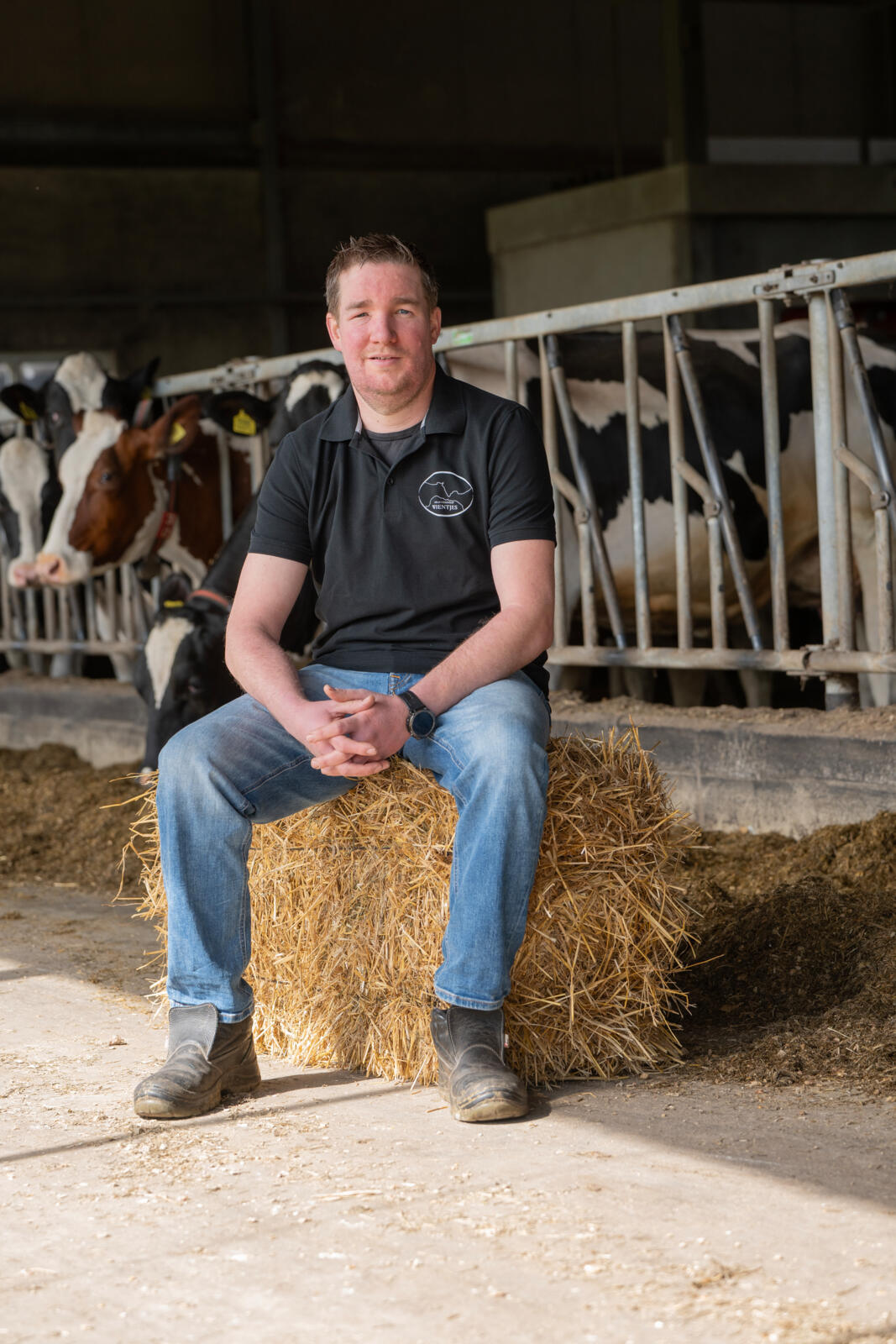 “Together with my breeding specialist, I select the bulls that best fit my breeding goal.” Rob Wientjes