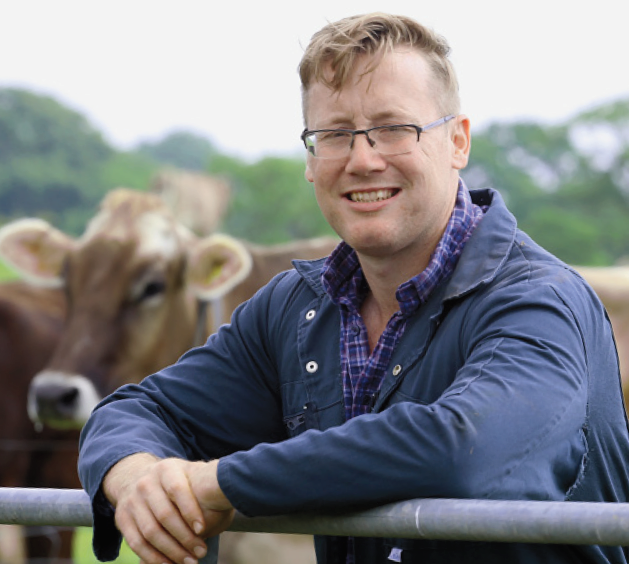 Dairy farmer Wes Hickson, Dudleston, United Kingdom