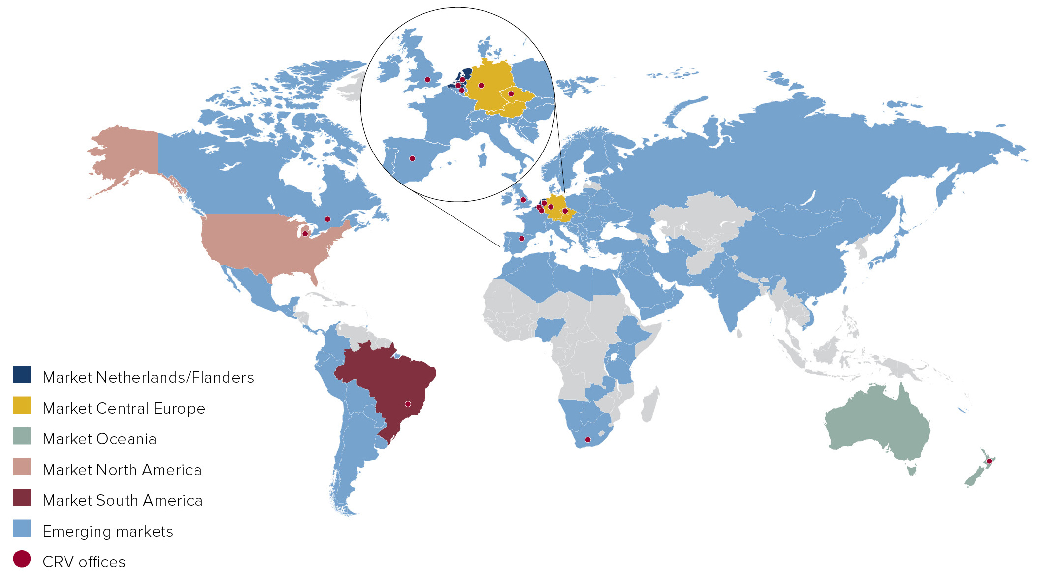 CRV around the world