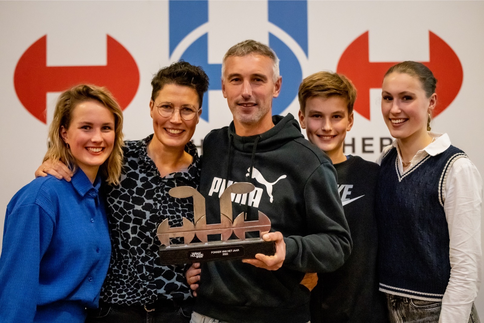 De familie Haytema dankt de titel ‘fokker van het jaar’ onder andere aan de prestaties van de Caudumer Lol familie (foto: Els Korsten)