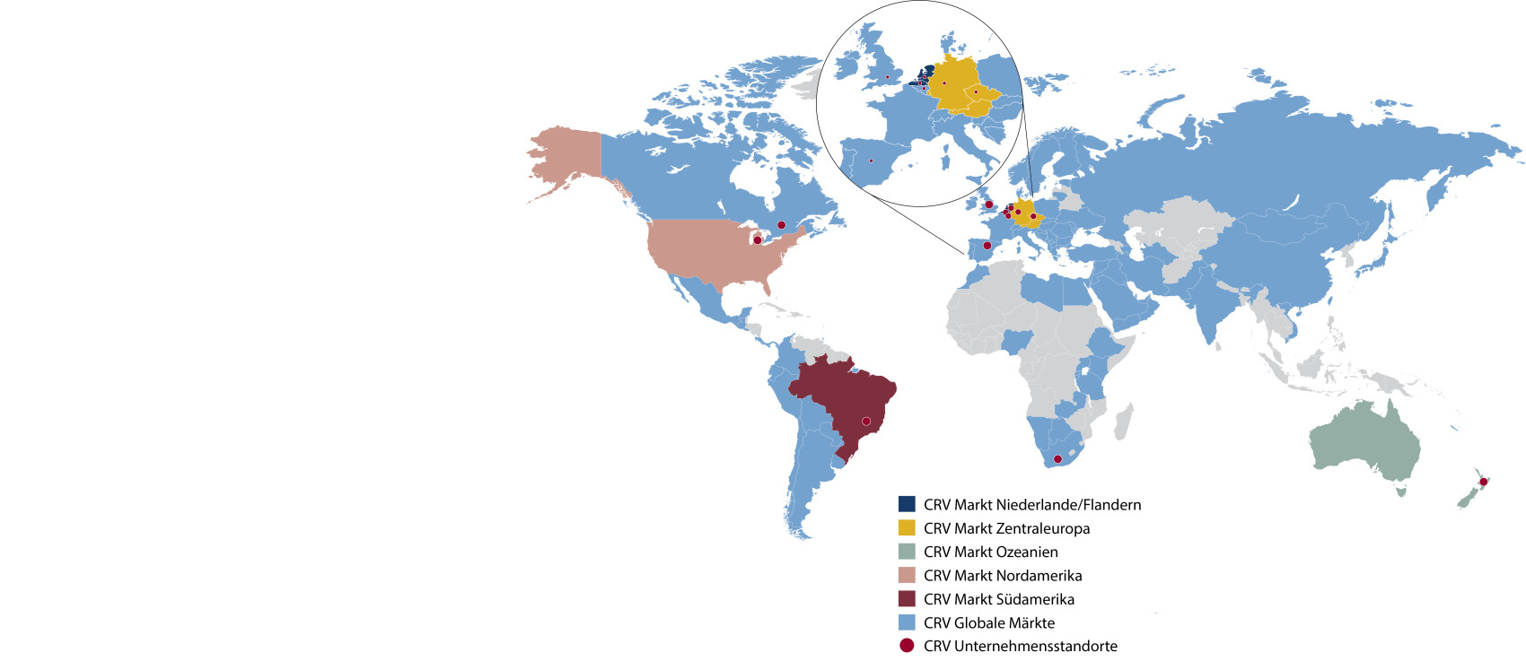 CRV weltweit aktiv