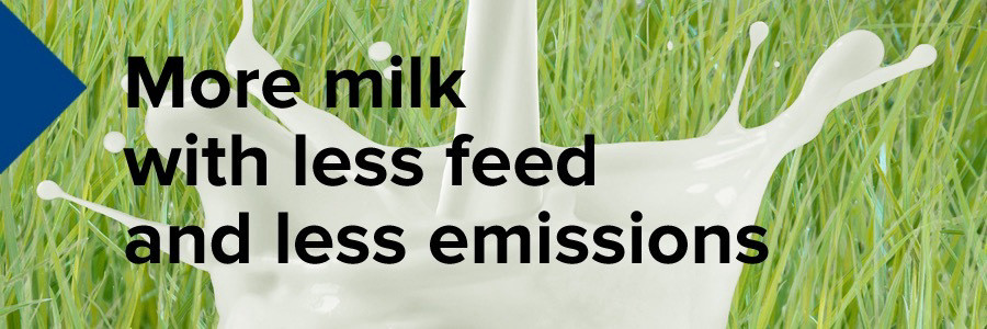 More milk with less feed and less emissions