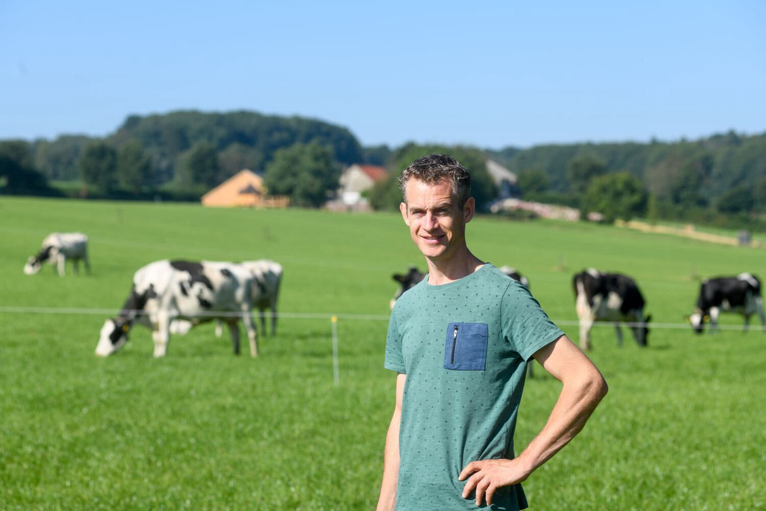 Melkveehouder Hans Janssen uit Groesbeek